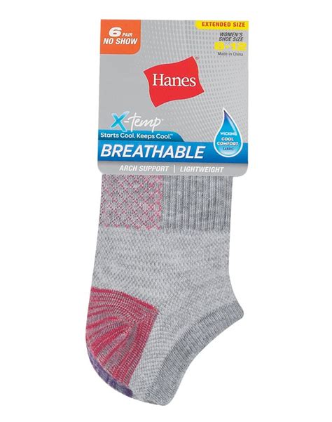 womens hanes no show socks|lightweight breathable socks women.